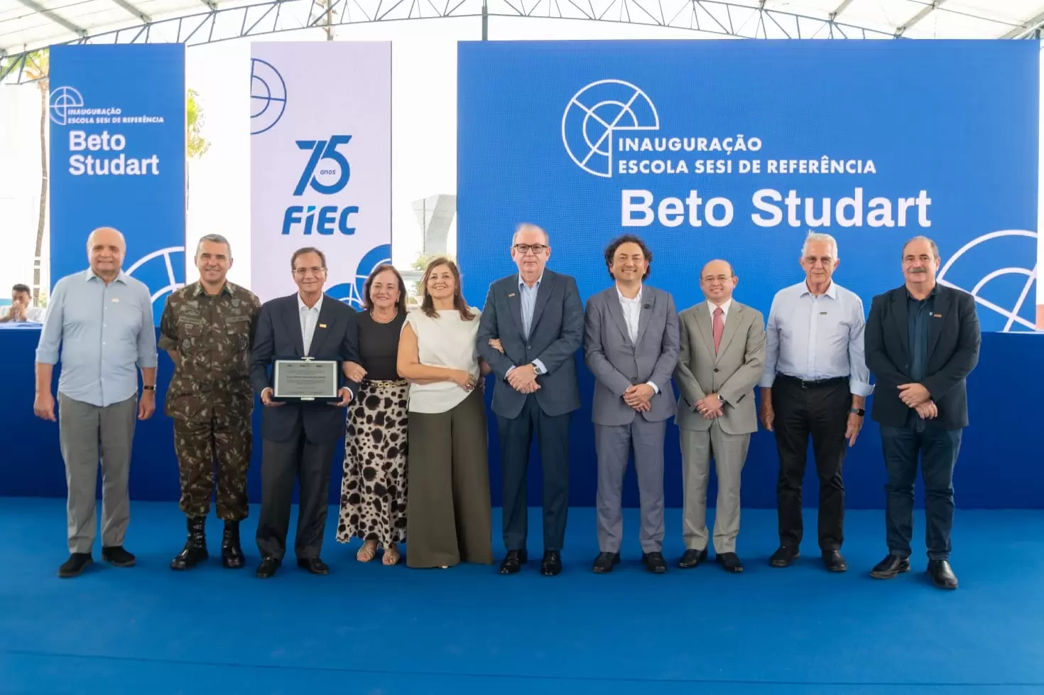 Educação, inovação e memória industrial marcam visita do Conselho Nacional do SESI ao Ceará