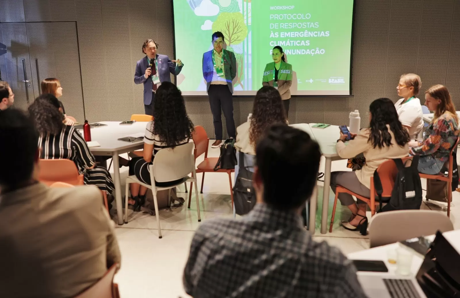 Workshop do SESI Saúde apresenta protocolo de resposta às emergências climáticas por inundação
